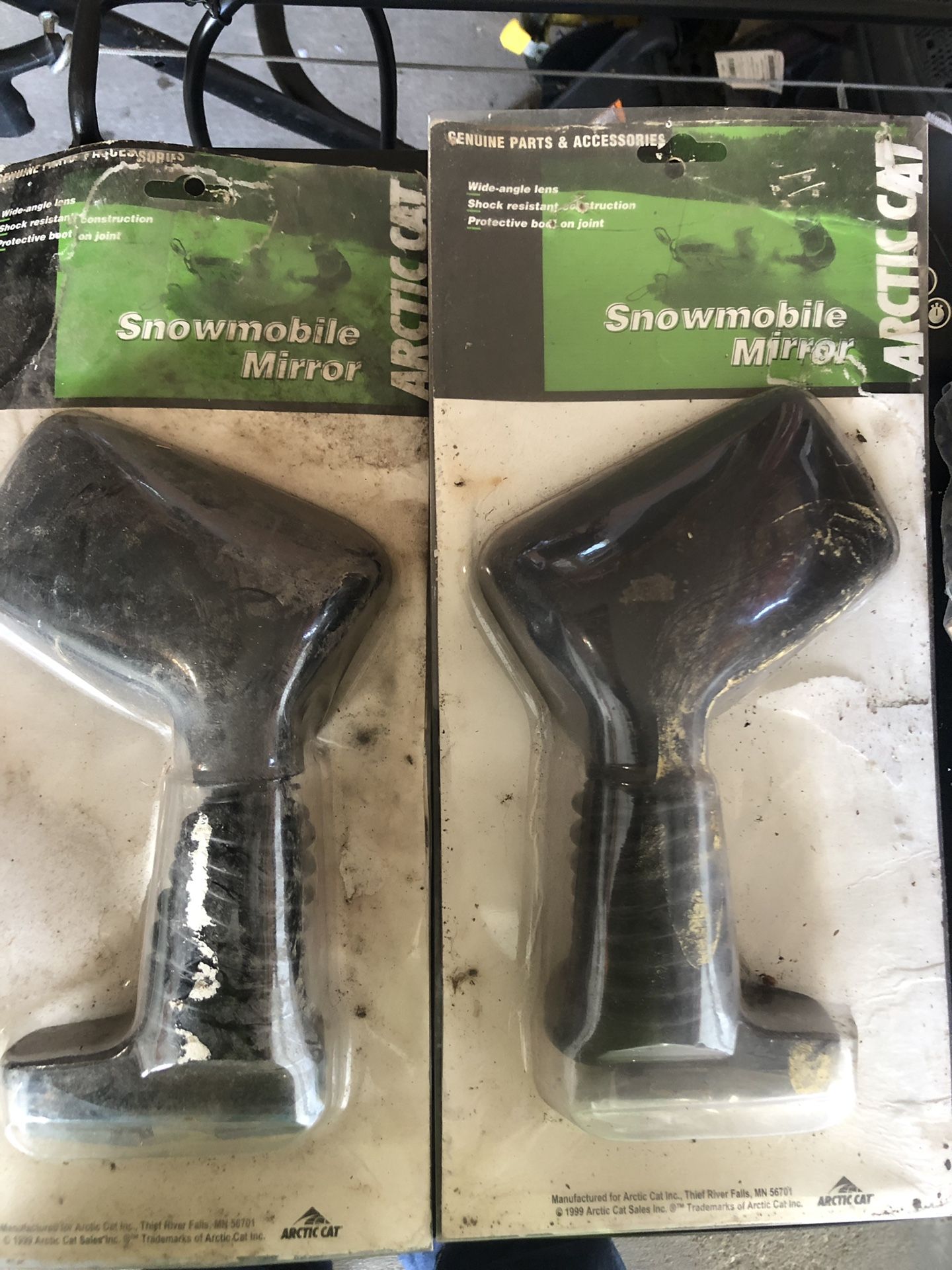 Snowmobile mirrors