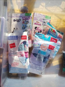 New Toddler Girls Underwear Bundle Size 2T/3T