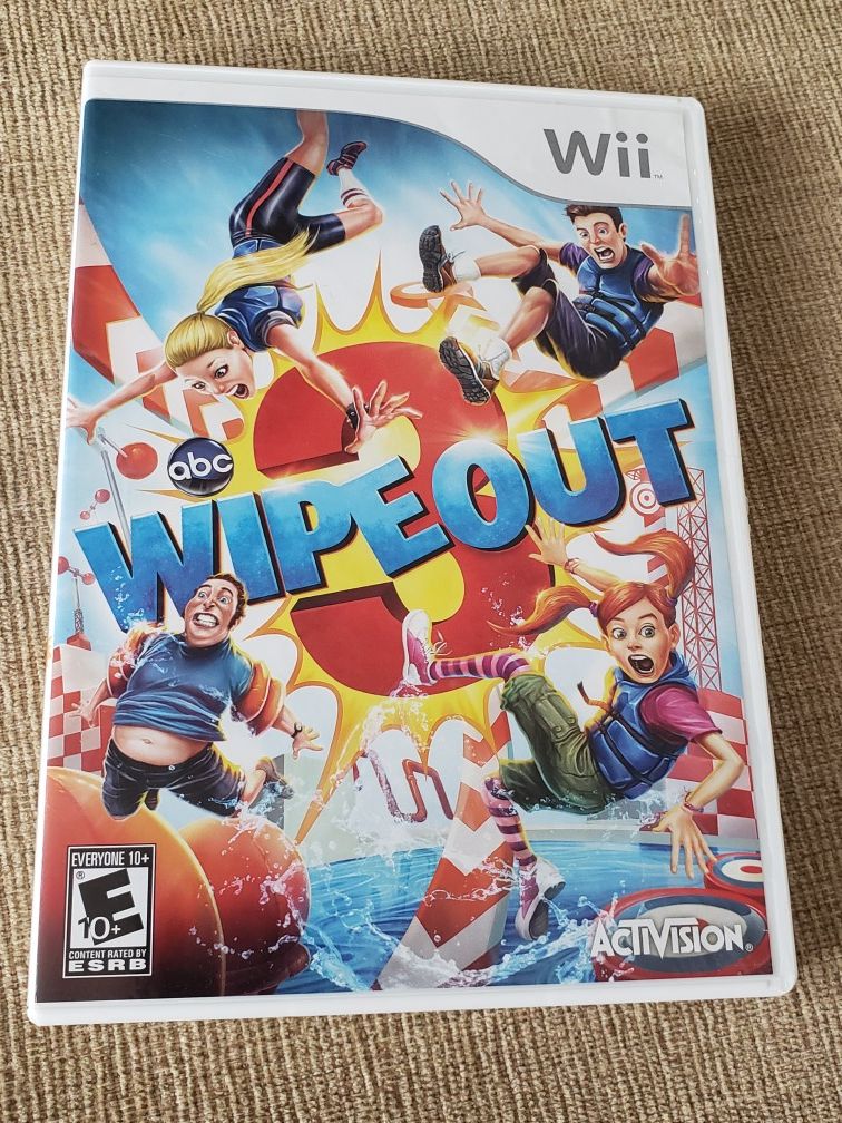 Wipeout 3 (Nintendo Wii, 2012) ABC Show - Complete with Manual