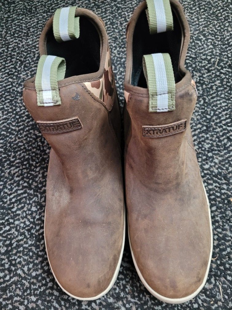 Men's XTRATUF Leather/camo Boots
