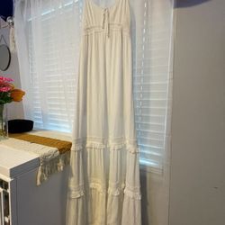 White Long Dress