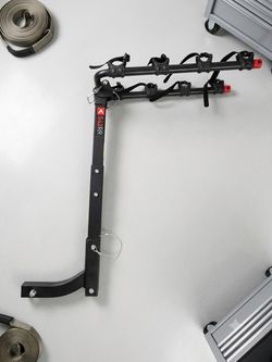Hitch-mounted bike carrier