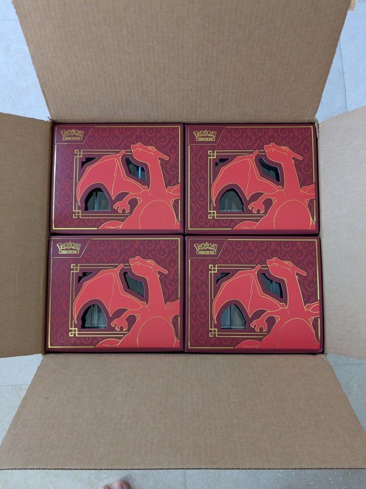 4x Charizard Ex Super Premium Collection (Case) 