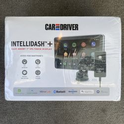 Car And Driver Intellidash +  Easy-Mount 7” IPS Touch Display - Brand New
