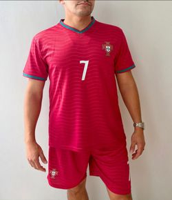 2026 Portugal Home Ronaldo Jersey & Shorts kit
