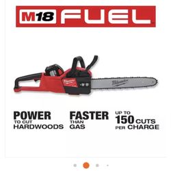 M18 Milwaukee 16” Chainsaw kit 