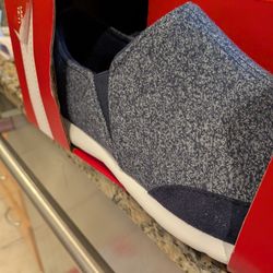 Men's Slip-On Navy Shoe, Size 10-11