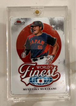 Topps Finest 2026 World Baseball Classic World's Finest Munetaka Murakami RC MVP