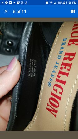 Leather True religion heels