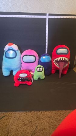Among Us Plush Toy Collection – Set of 6