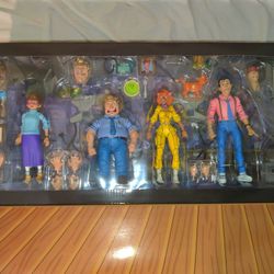 NECA Teenage Mutant Ninja Turtles Action Figure Four Pack The Catwoman From Channel 6 Unopened, Brand New, Near Mint, And Still Factory Sealed