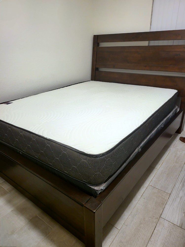 NEW QUEEN MATTRESS AND BOX SPRING 😉 100% QUALITY & CONFORM 👌