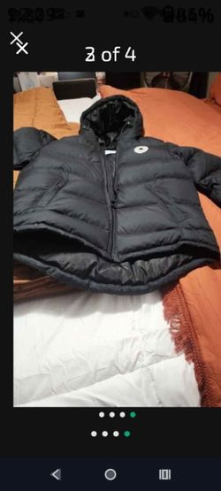 MEN'S PUFFER CONVERSE HOODED JACKET - SMALL / MEDIUM