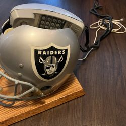 Raiders vintage Riddell NFL Telephone helmet