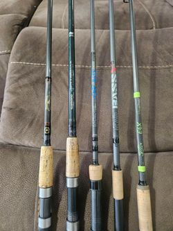 High quality spinning rods g loomis St Croix star shimano for freshwater bass light inshore kayak boat