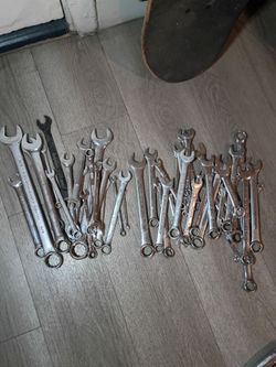 Large Lot of Combination Wrenches