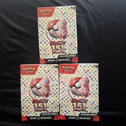 Pokemon Scarlet And Violet 151 Booster Bundles 