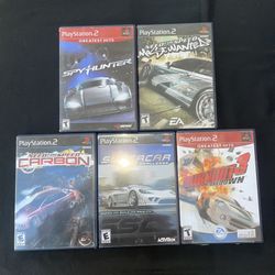 Sony PlayStation 2 Car Racing Video Game Bundle —Read Description—
