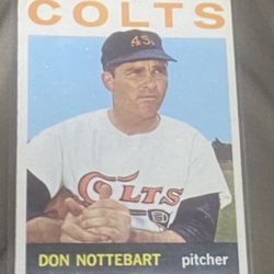 Don Nottebart Houston Colts 1964 Toops