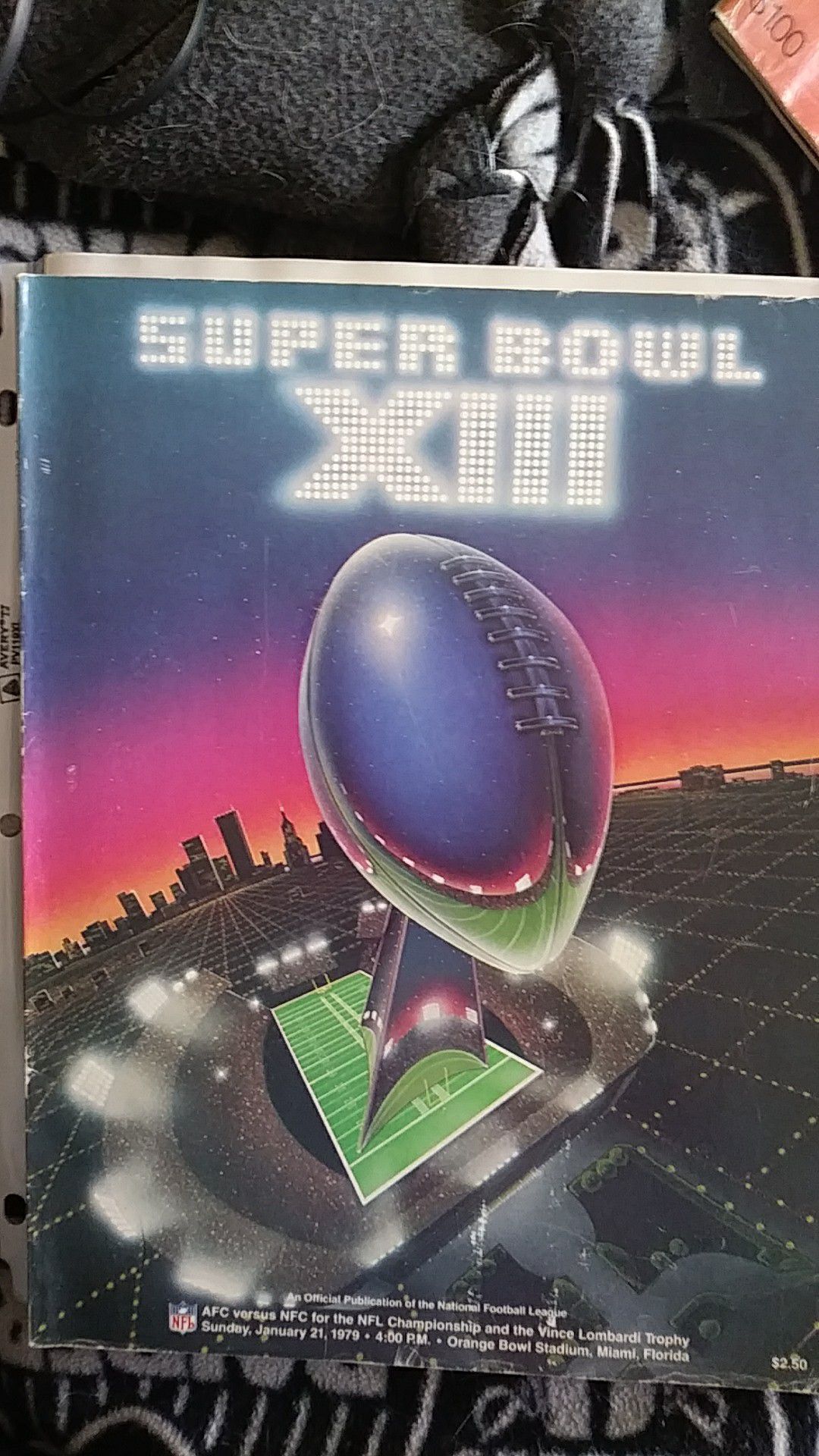 Super Bowl Xlll Dallas vs. Pittsburgh