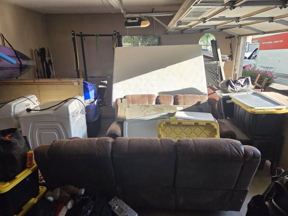 Sofas, Dresser, Mattresses, Table