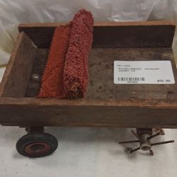 VINTAGE HAND CRAFTED WOODEN WAGON 