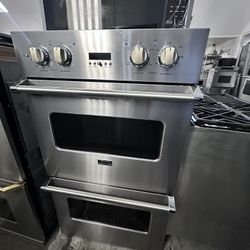 30” VIKING DOUBLE OVEN STAINLESS STEEL 