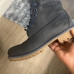 Blue Timberlands Size 9.5