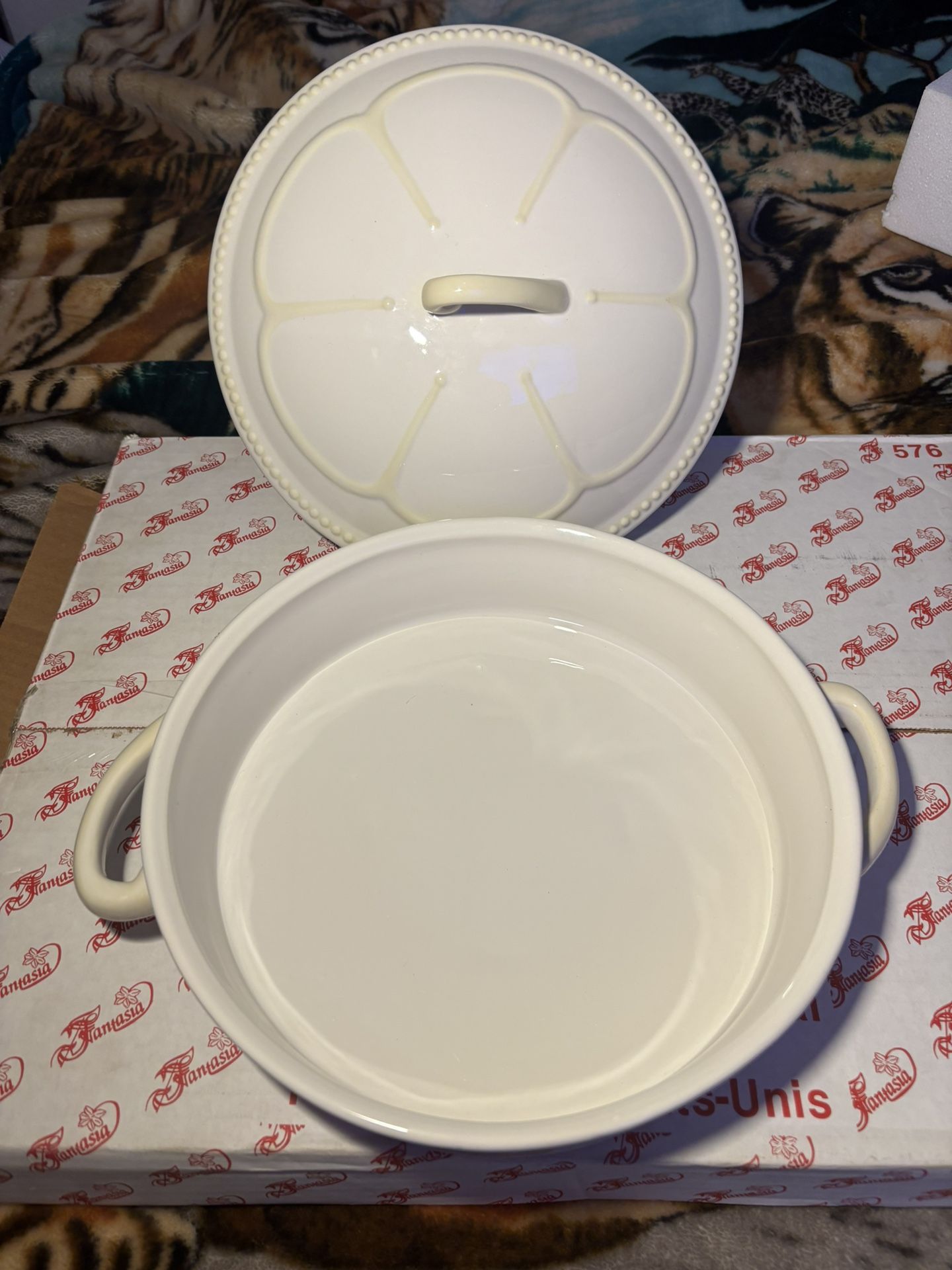 2 Pc ceramic Casserole 