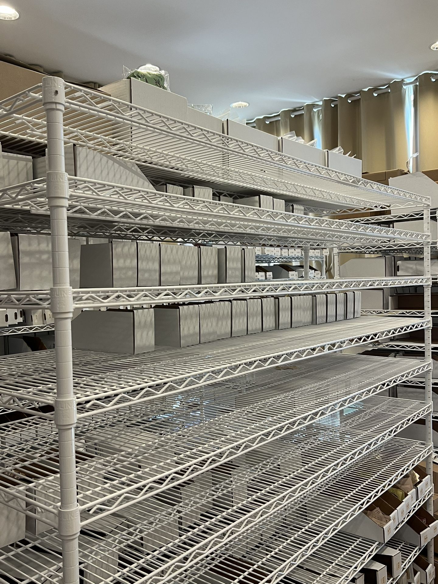 Large Metal U-Line Storage Shelves, Different Sizes