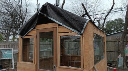Tempered Glass Greenhouse or Shed