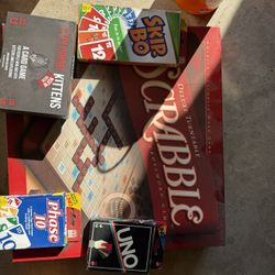 Assorted Card And Table Games