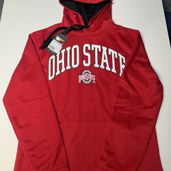 NCAA OHIO STATE men's hoodie red, Small , New, w/tags
