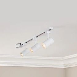 Hampton Bay 4-ft. 3-Light White LED Linear Track Lighting Kit