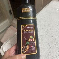 3 In 1 Hair Dye Shampoo  Chestnut 