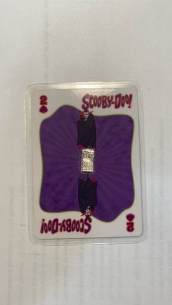 Scooby-Doo 2 of Spades Collectible Card with 1 grain .999 silver