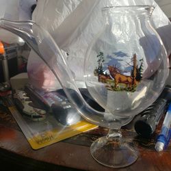 Unique Spout Glass Container