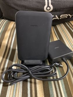 AWC1102 CHG1088SGV Ubio Labs 2in1 Wireless Charging Stand Black