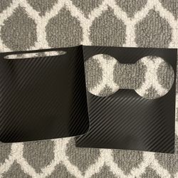 Tesla Carbon Fiber Center Console Sticker