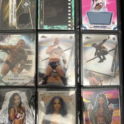 WWE Topps Panini Wrestling Cards Lot