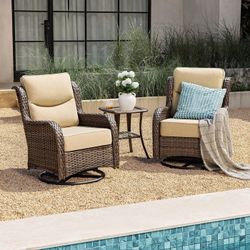 Patio Set Patio Chairs Outdoor Furniture Outdoor Sofa Set Patio Swivel Rocking Chair 🆕🛺🚛🆕