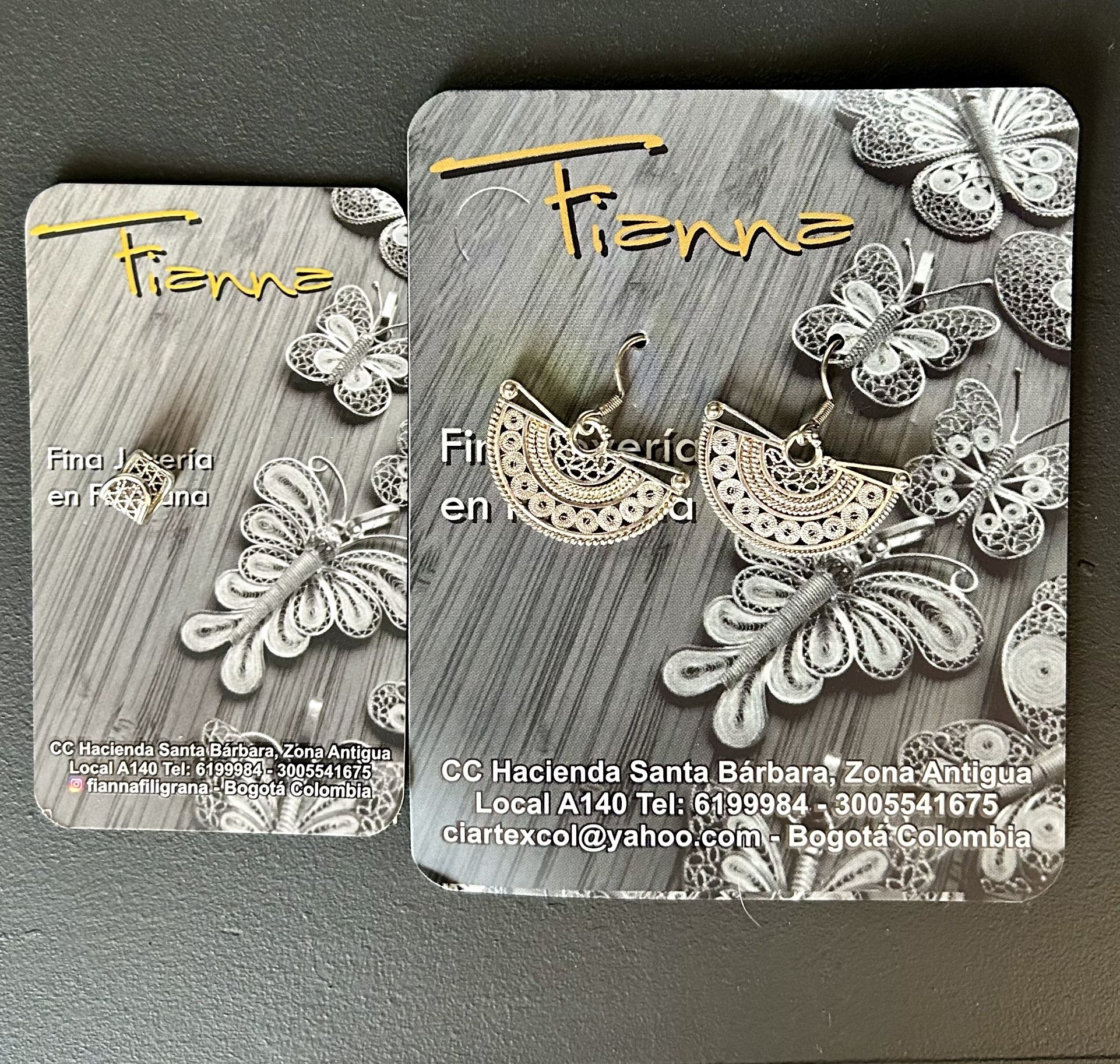 Sterling silver Filigree earrings