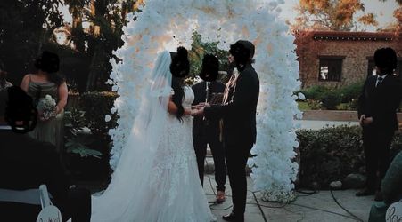 Floral Wedding Arch.
