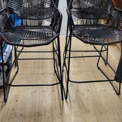 Wicker Bar Stools 
