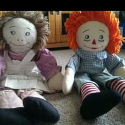 Vintage  Rag Dolls