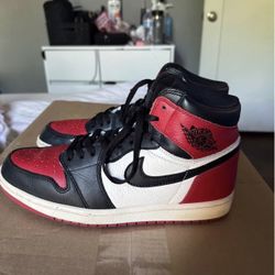 Jordan 1 Bred Toe sz 10