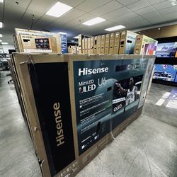 Hisense 100” QLED Mini LED 4K Smart TV (100U65QF)