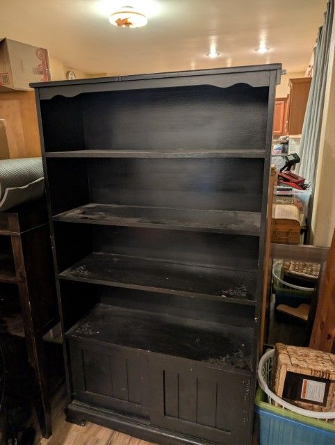 Black Kitchen Hutch