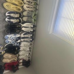 Jordans, Nikes, Yeezy slides for sale size 9.5 and 10.