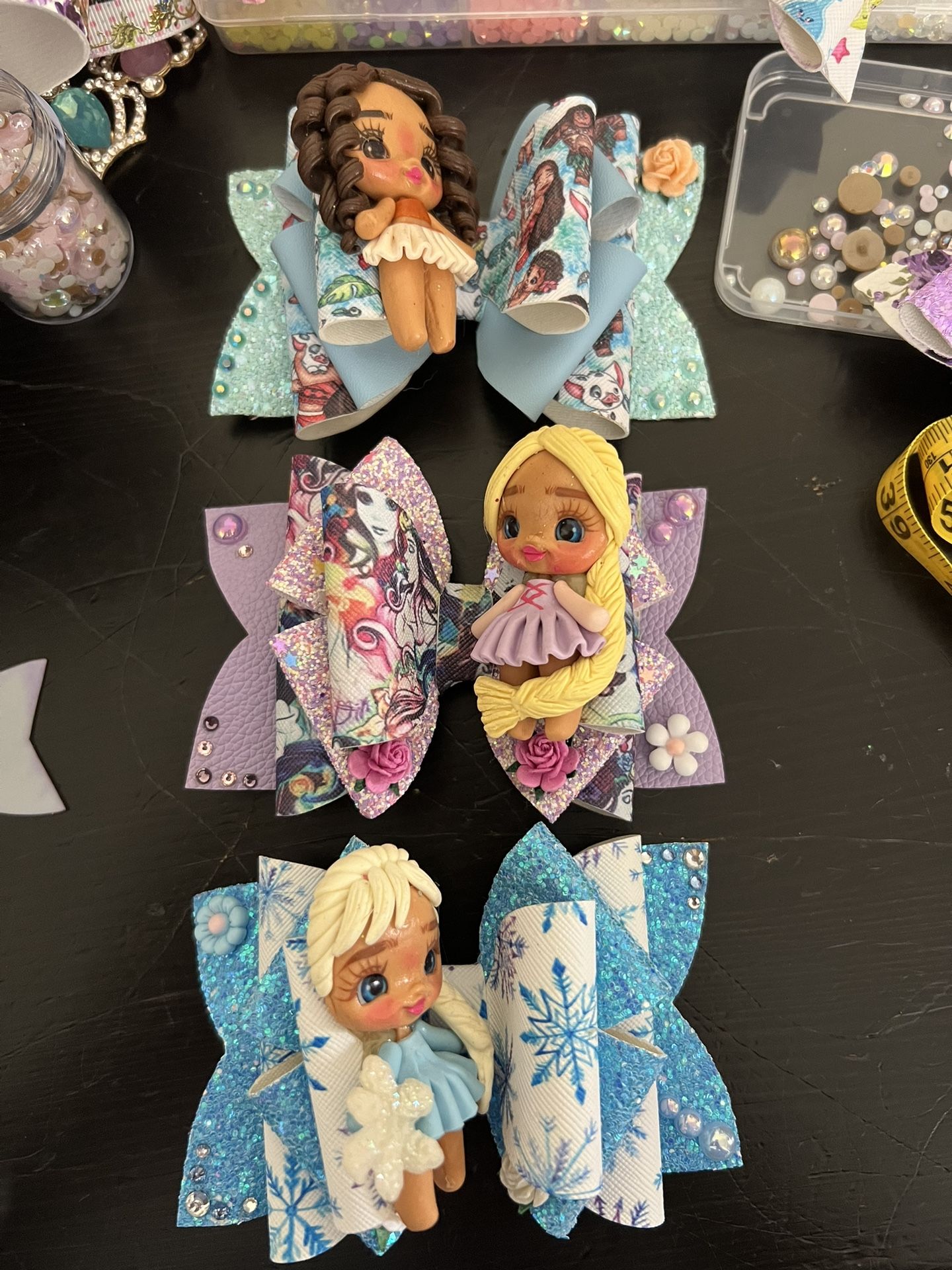 Princess Hair Bows: